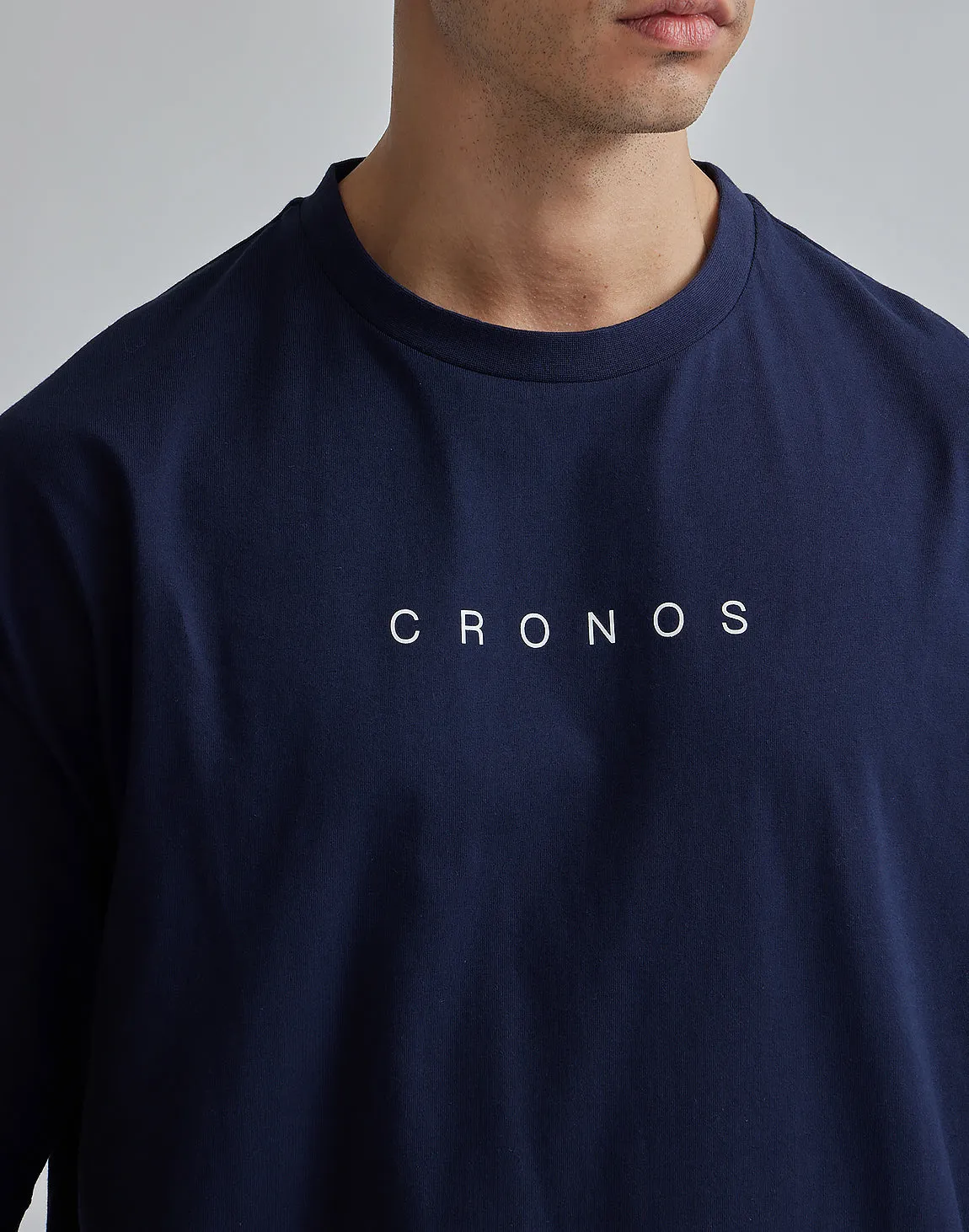 CRONOS BRASSARD OVERSIZE T-SHIRTS【BLACK】