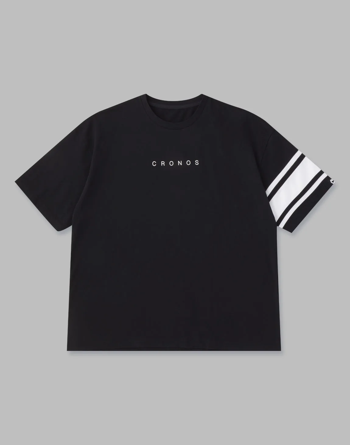 CRONOS BRASSARD OVERSIZE T-SHIRTS【BLACK】