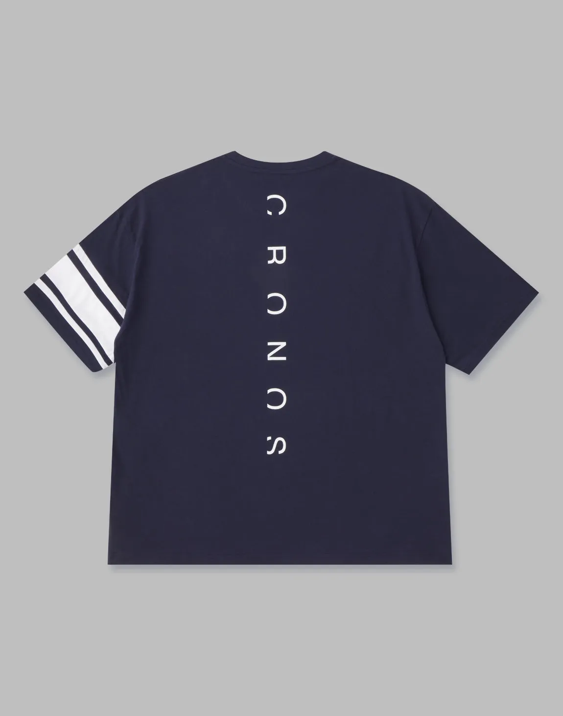 CRONOS BRASSARD OVERSIZE T-SHIRTS【NAVY】