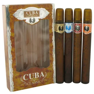 Cuba Red Variety Set includes All Four Sprays, Cuba Red, Blue, Gold and Orange Gift Set