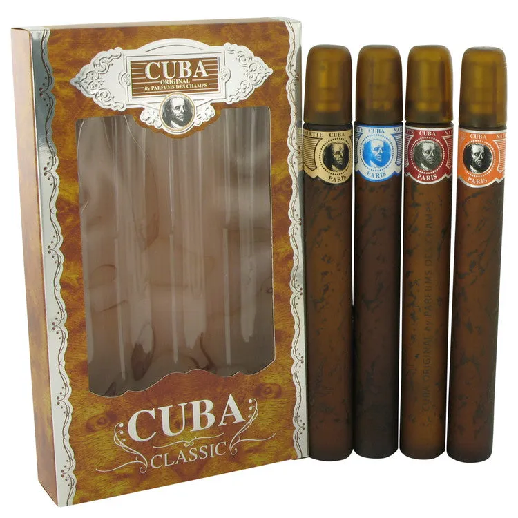 Cuba Red Variety Set includes All Four Sprays, Cuba Red, Blue, Gold and Orange Gift Set