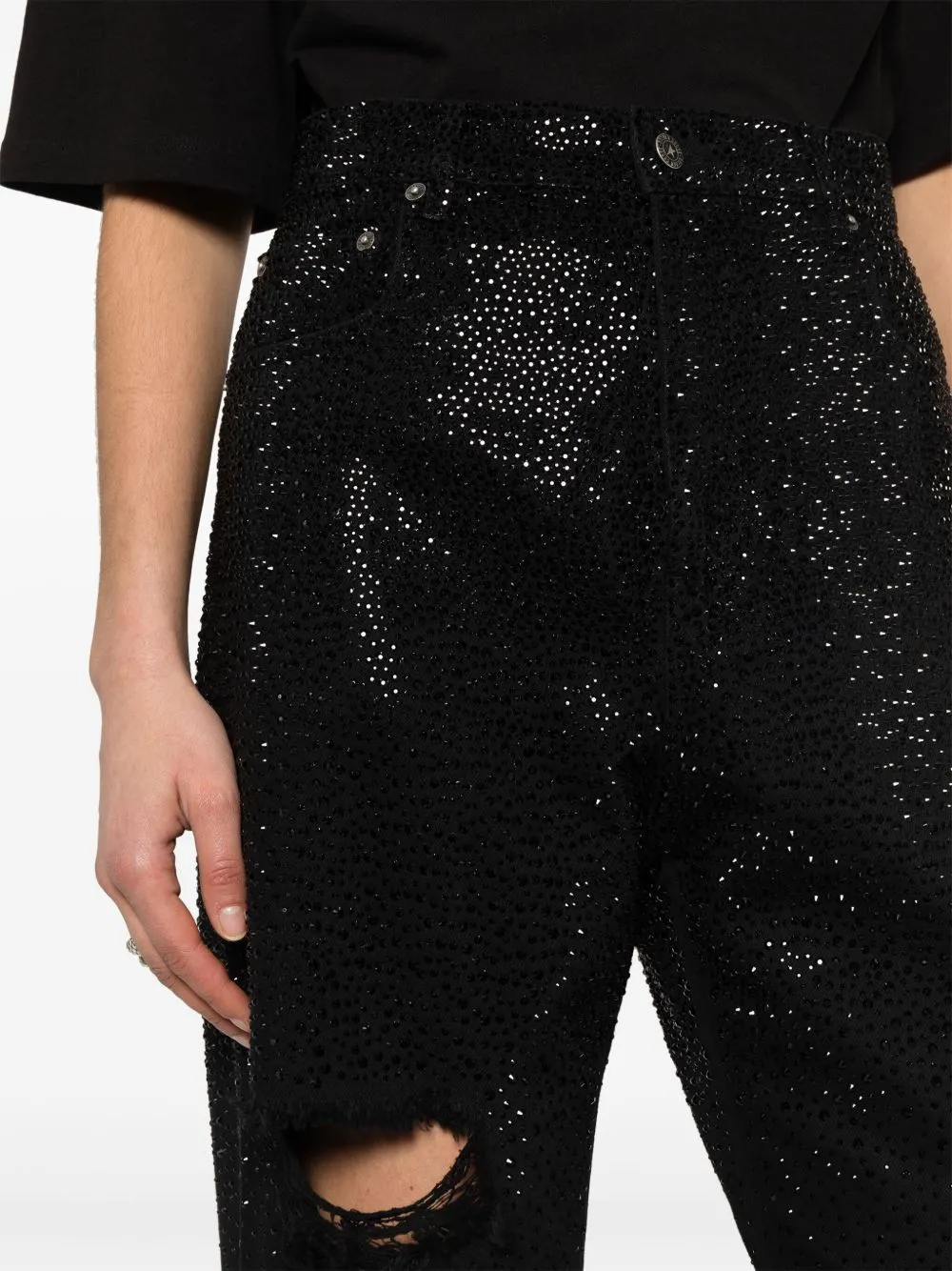 Denim cotton jeans