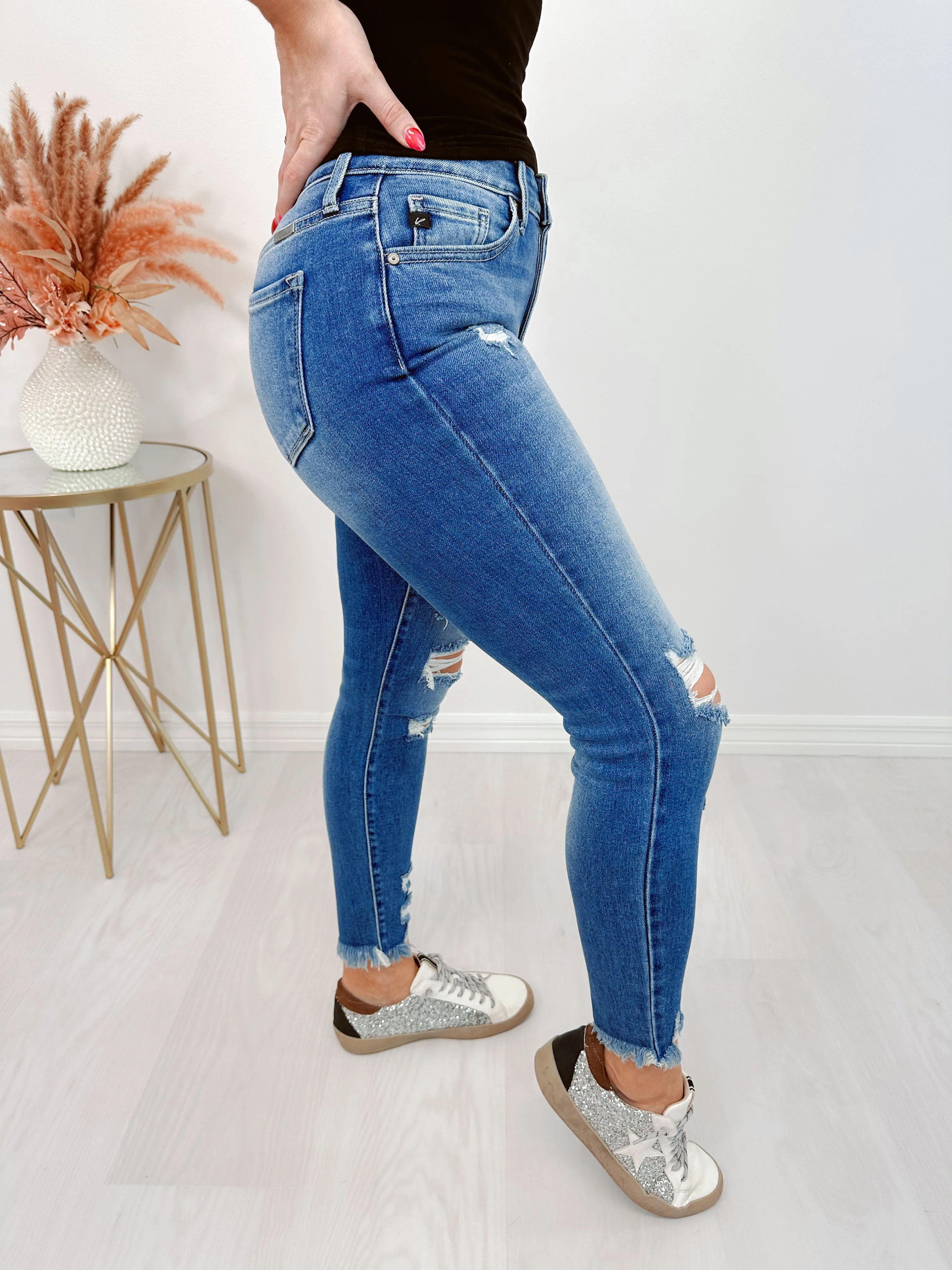 Denzel Distressed Skinny Jeans
