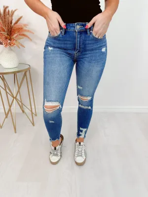 Denzel Distressed Skinny Jeans