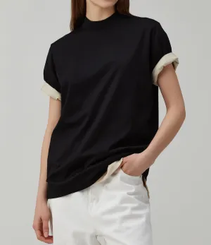 Devin Mock Neck Tunic T-Shirt