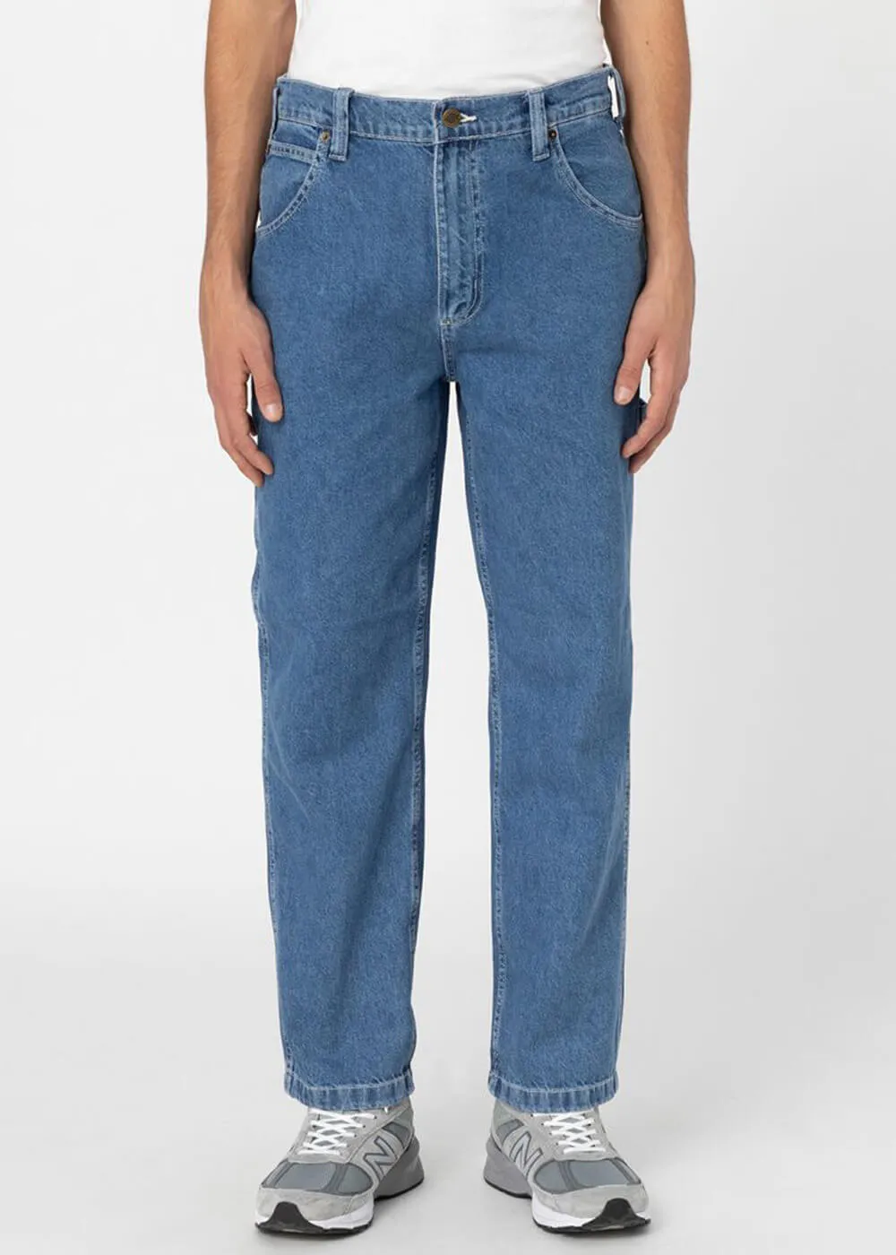 Dickies Mens Garyville Denim Jeans Classic Blue