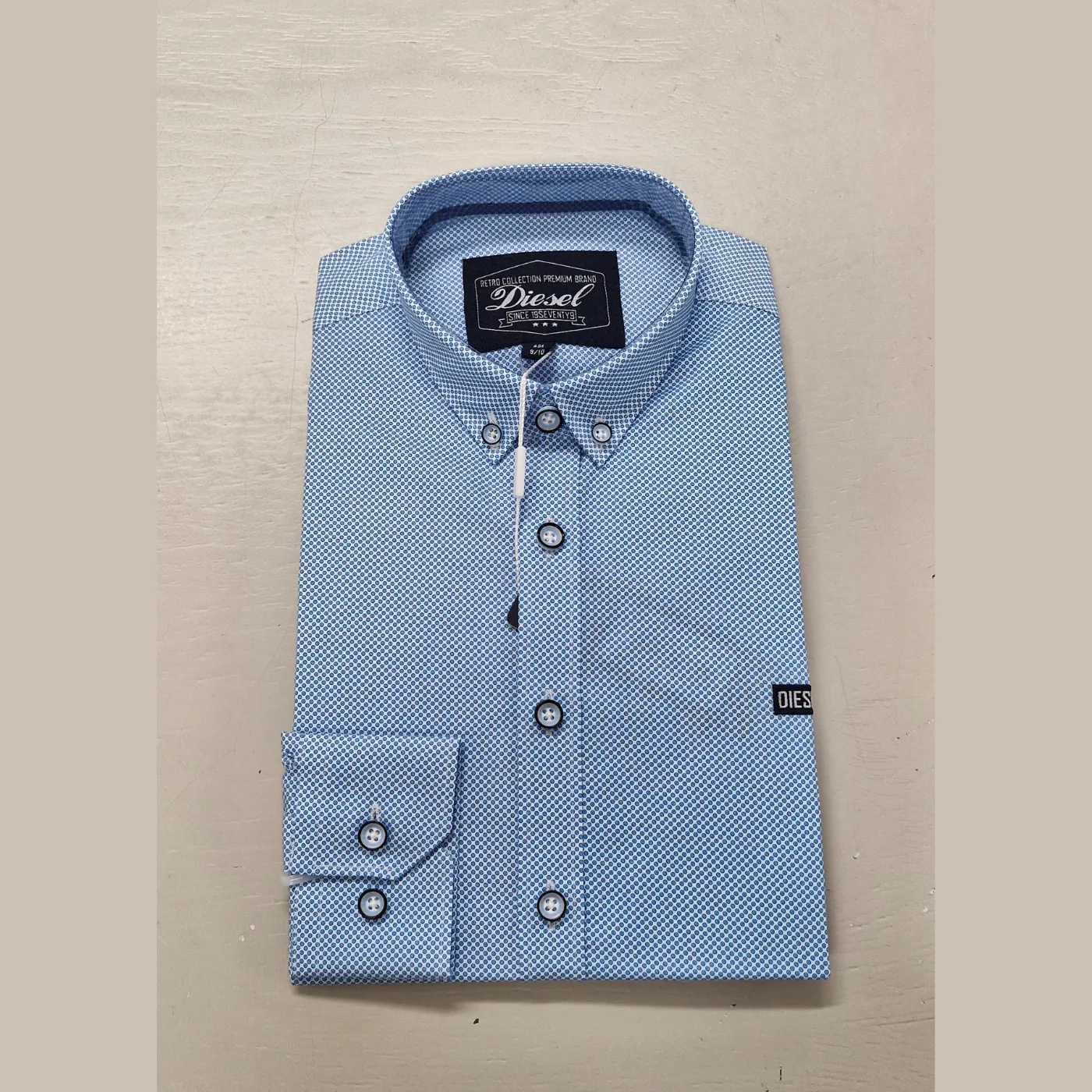 Diesel Birds Eye Print L/S Shirt