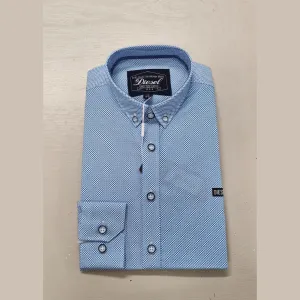 Diesel Birds Eye Print L/S Shirt