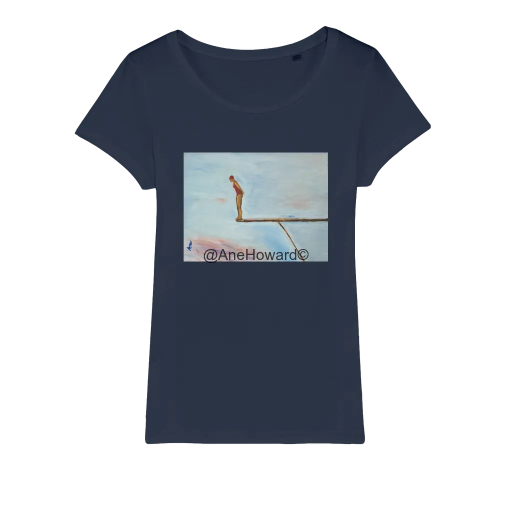 Diver 4 Organic Cotton Jersey Womens T-Shirt