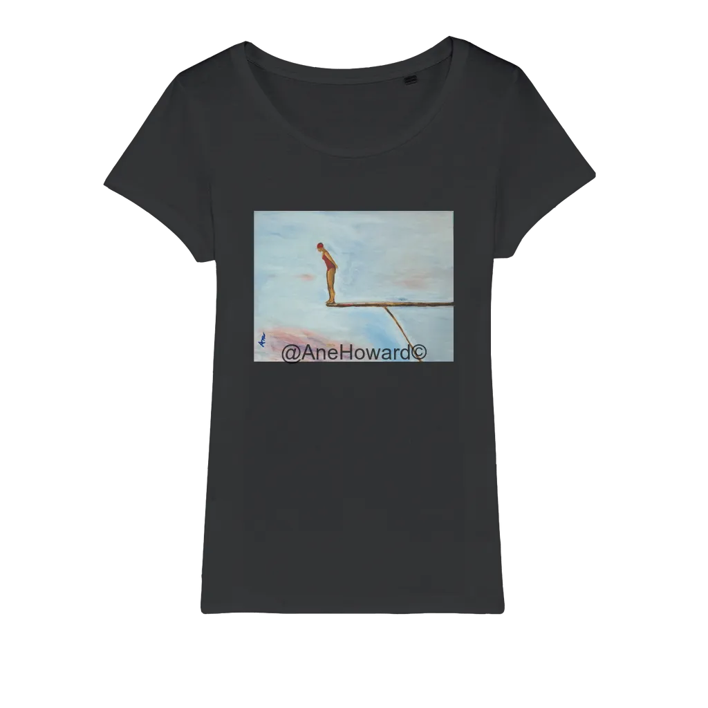 Diver 4 Organic Cotton Jersey Womens T-Shirt