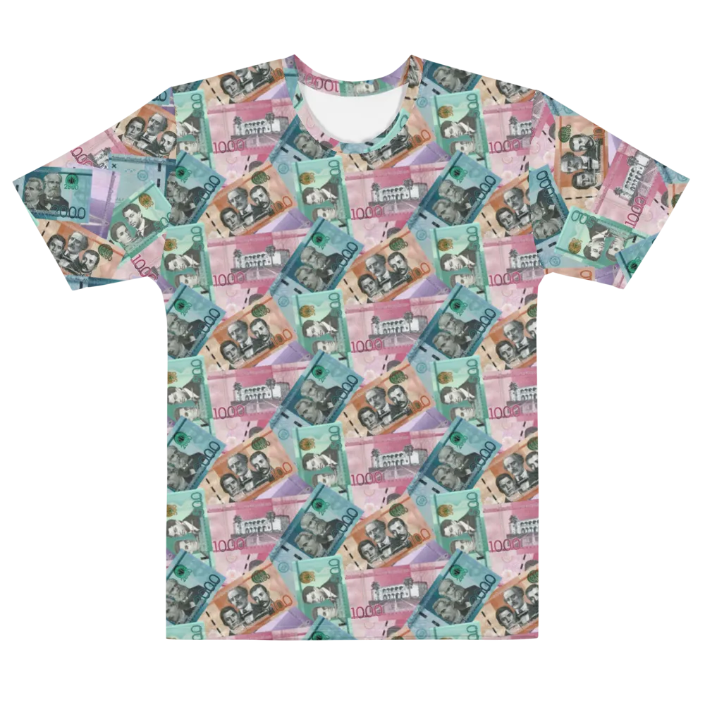 Dominican Pesos All-Over Men's T-shirt