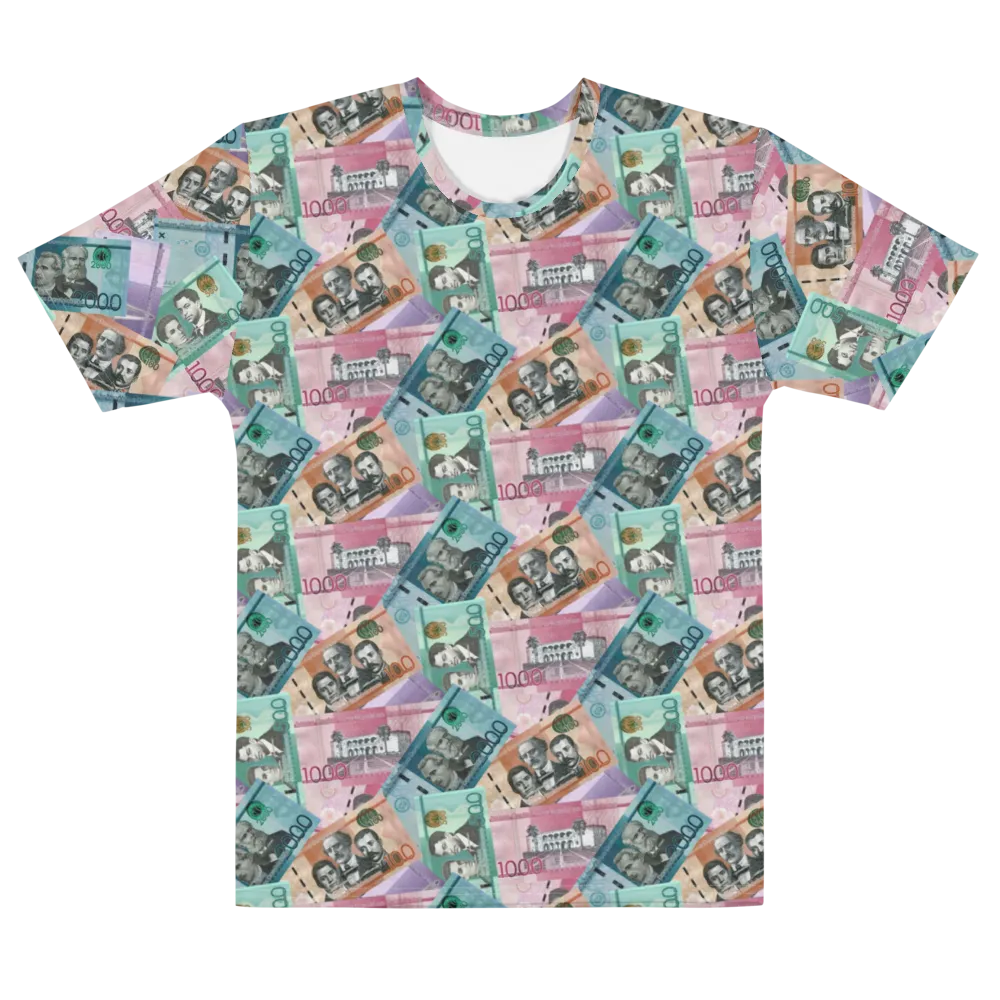Dominican Pesos All-Over Men's T-shirt