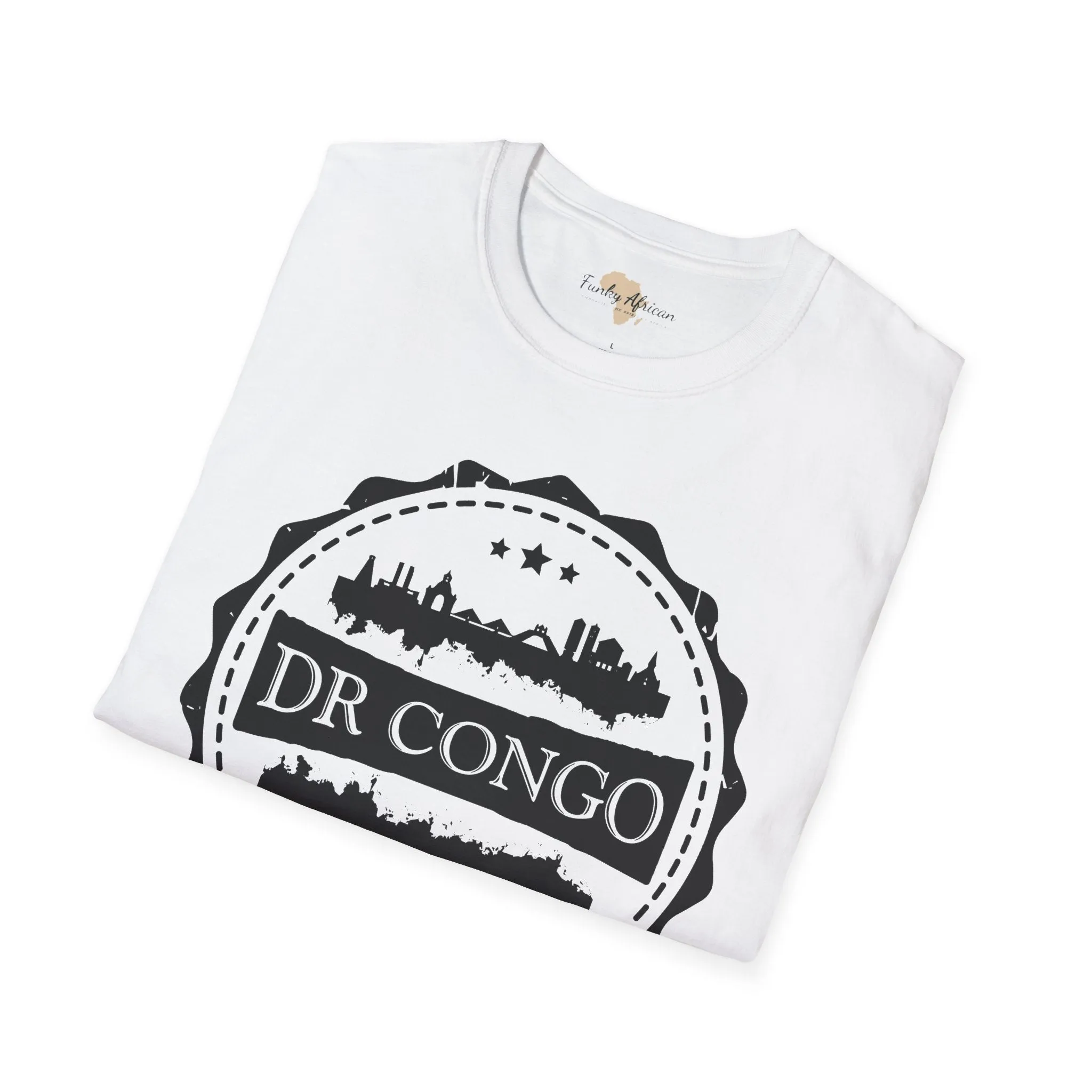 DR Congo Stamp unisex tee
