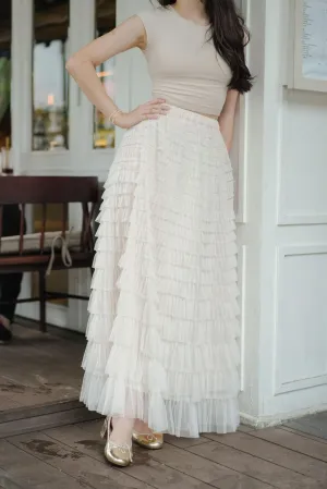 DREAM SKIRT IN PEARL