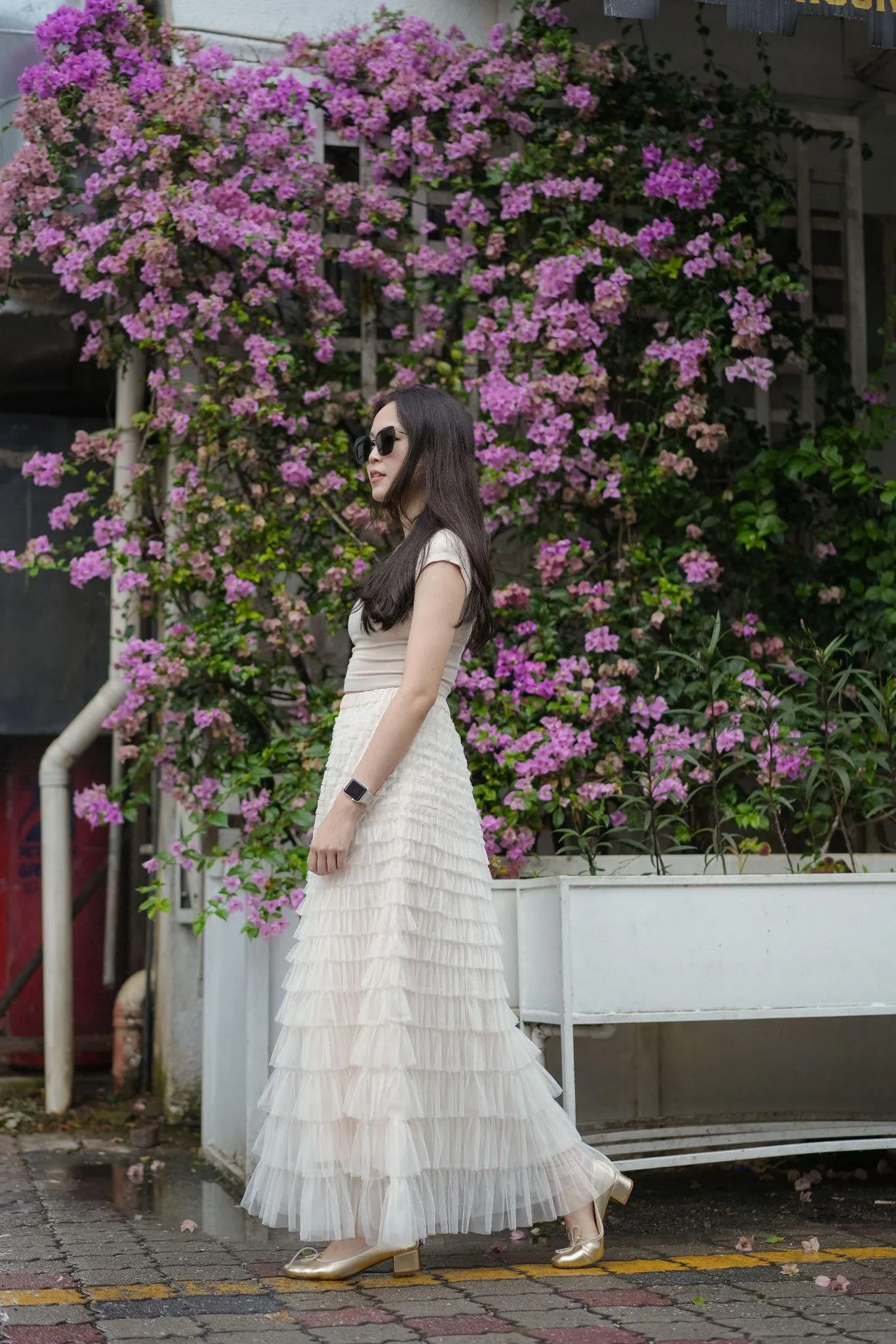 DREAM SKIRT IN PEARL