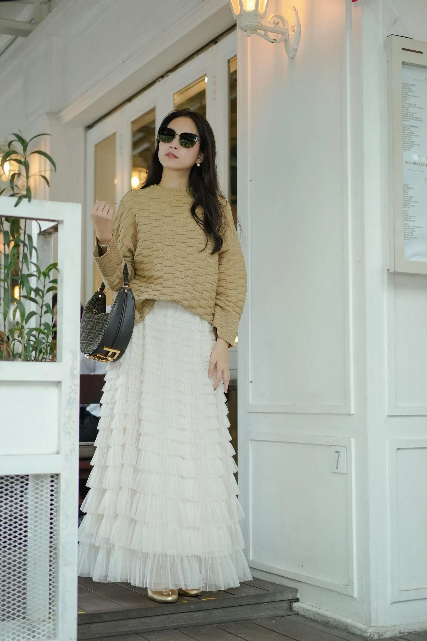 DREAM SKIRT IN PEARL