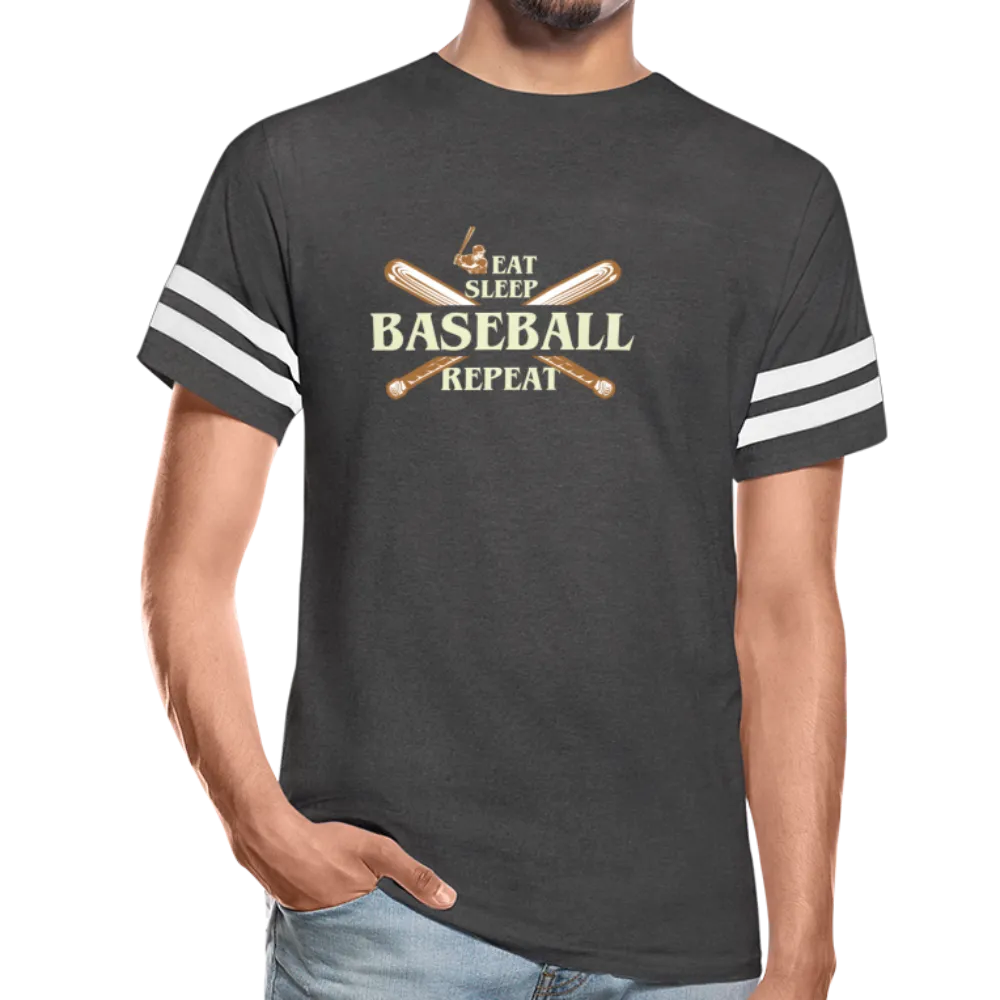 EAT SLEEP BASEBALL REPEAT Vintage Sport T-Shirt