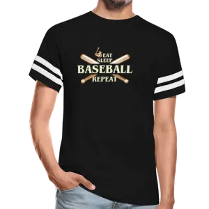 EAT SLEEP BASEBALL REPEAT Vintage Sport T-Shirt