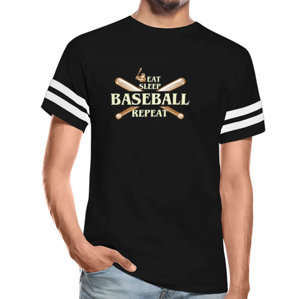 EAT SLEEP BASEBALL REPEAT Vintage Sport T-Shirt