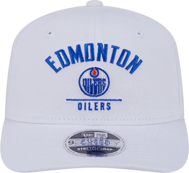 Edmonton Oilers 9SEVENTY Stretch Snap White