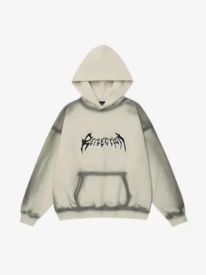 EMBROIDERED GRAFITTI HOODIE