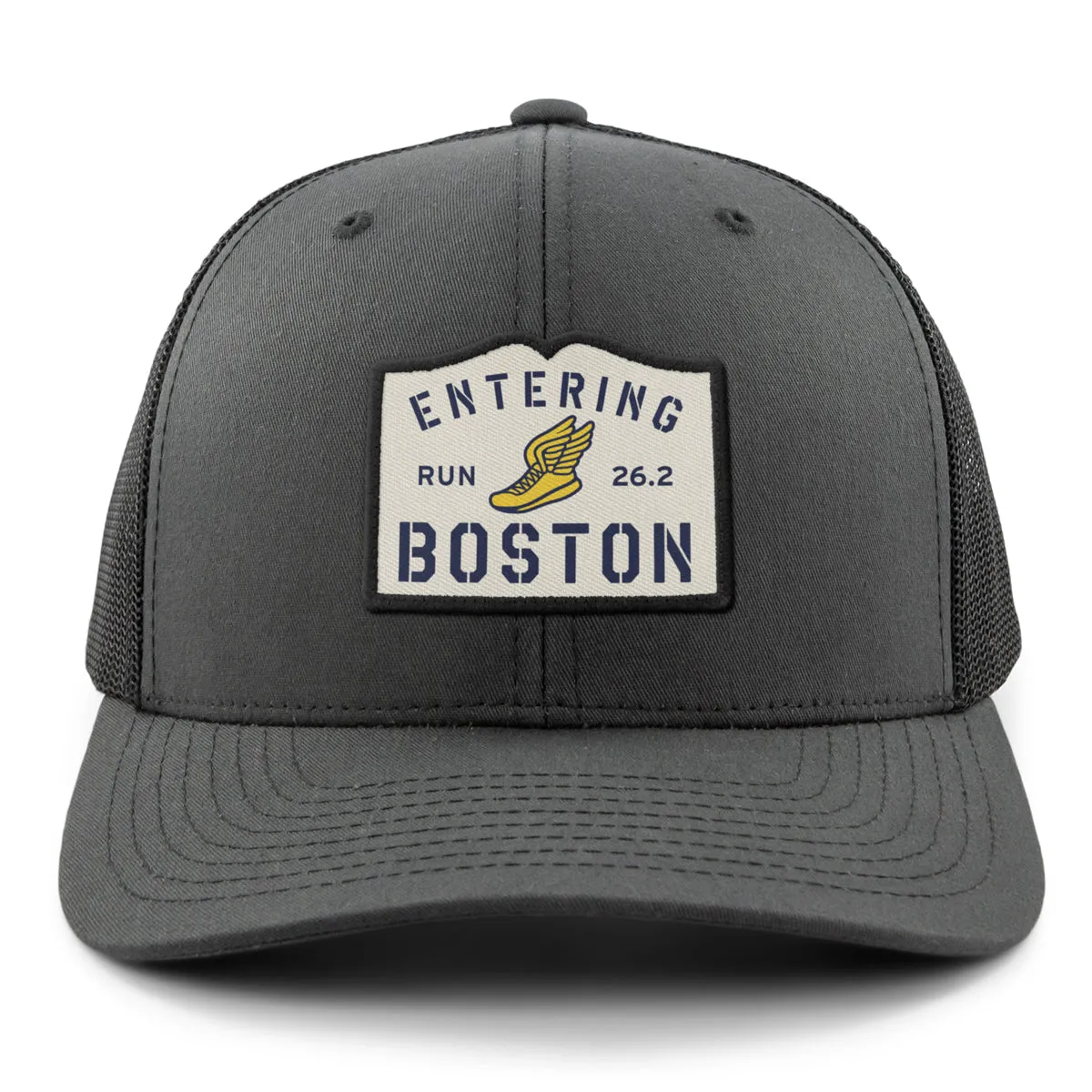 Entering Boston Run 26.2 Classic Snapback Trucker
