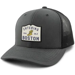 Entering Boston Run 26.2 Classic Snapback Trucker