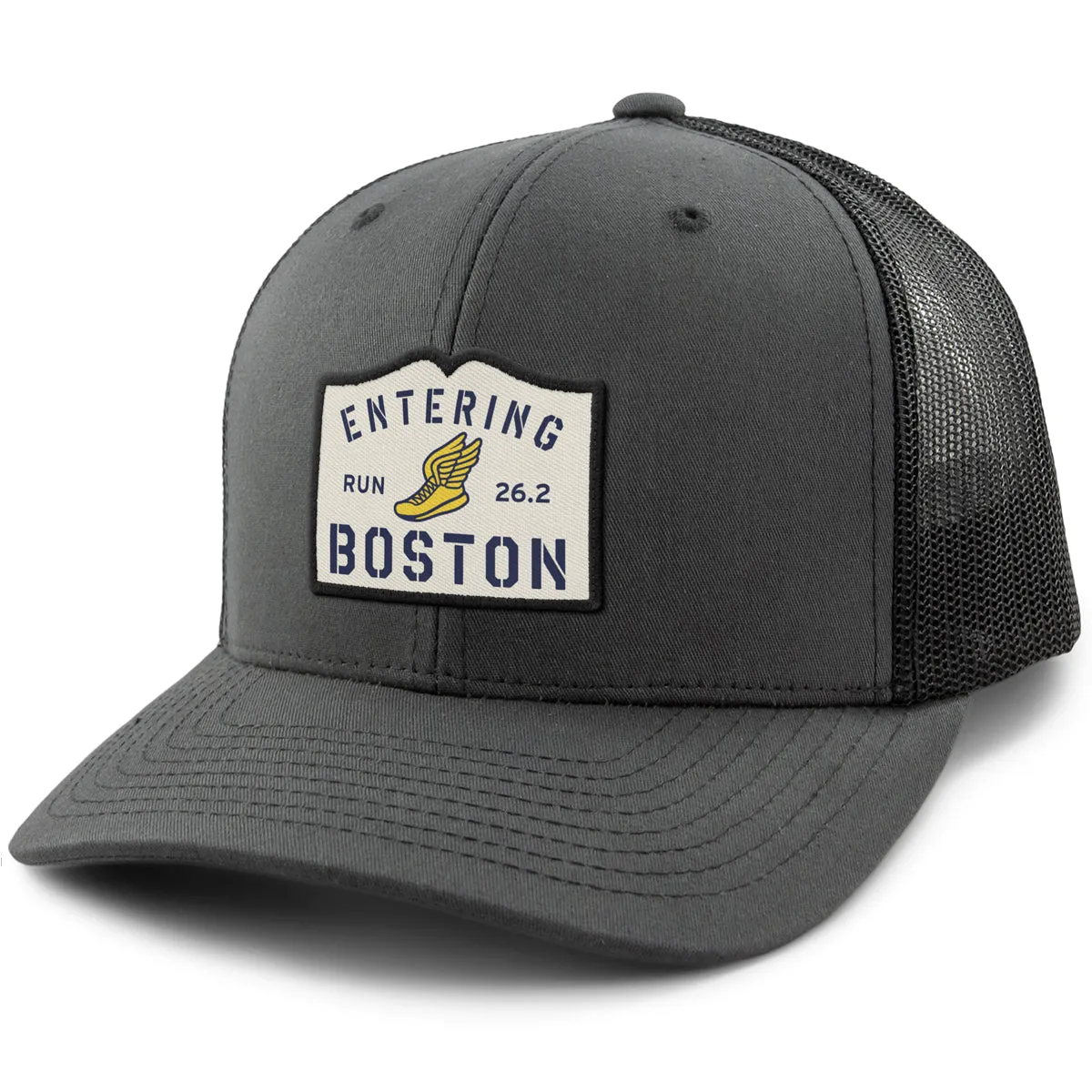 Entering Boston Run 26.2 Classic Snapback Trucker