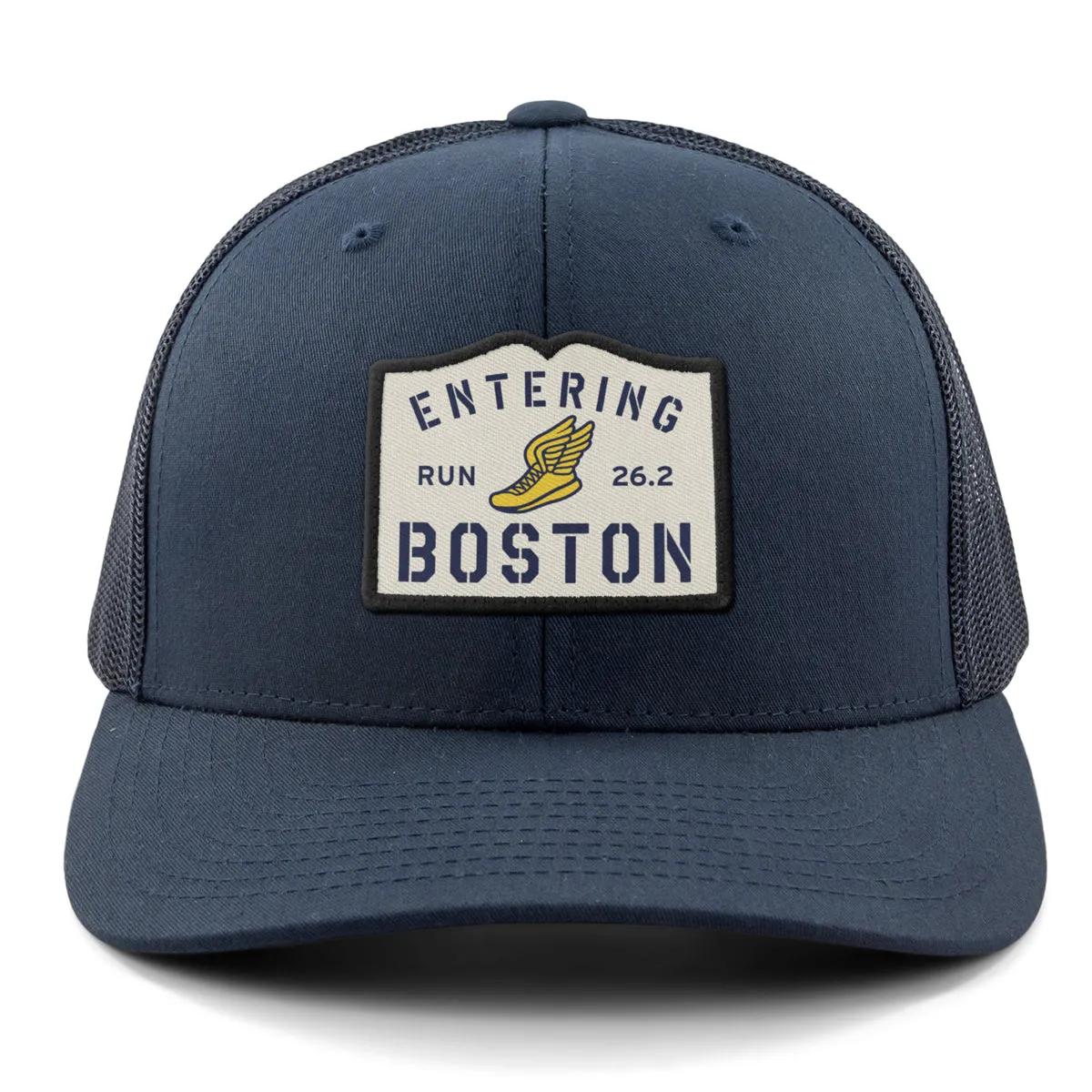 Entering Boston Run 26.2 Classic Snapback Trucker