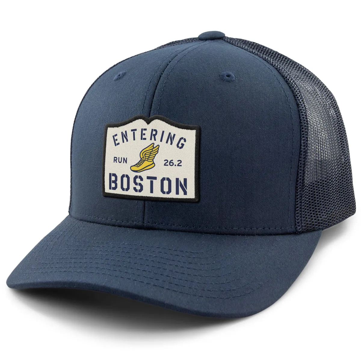 Entering Boston Run 26.2 Classic Snapback Trucker