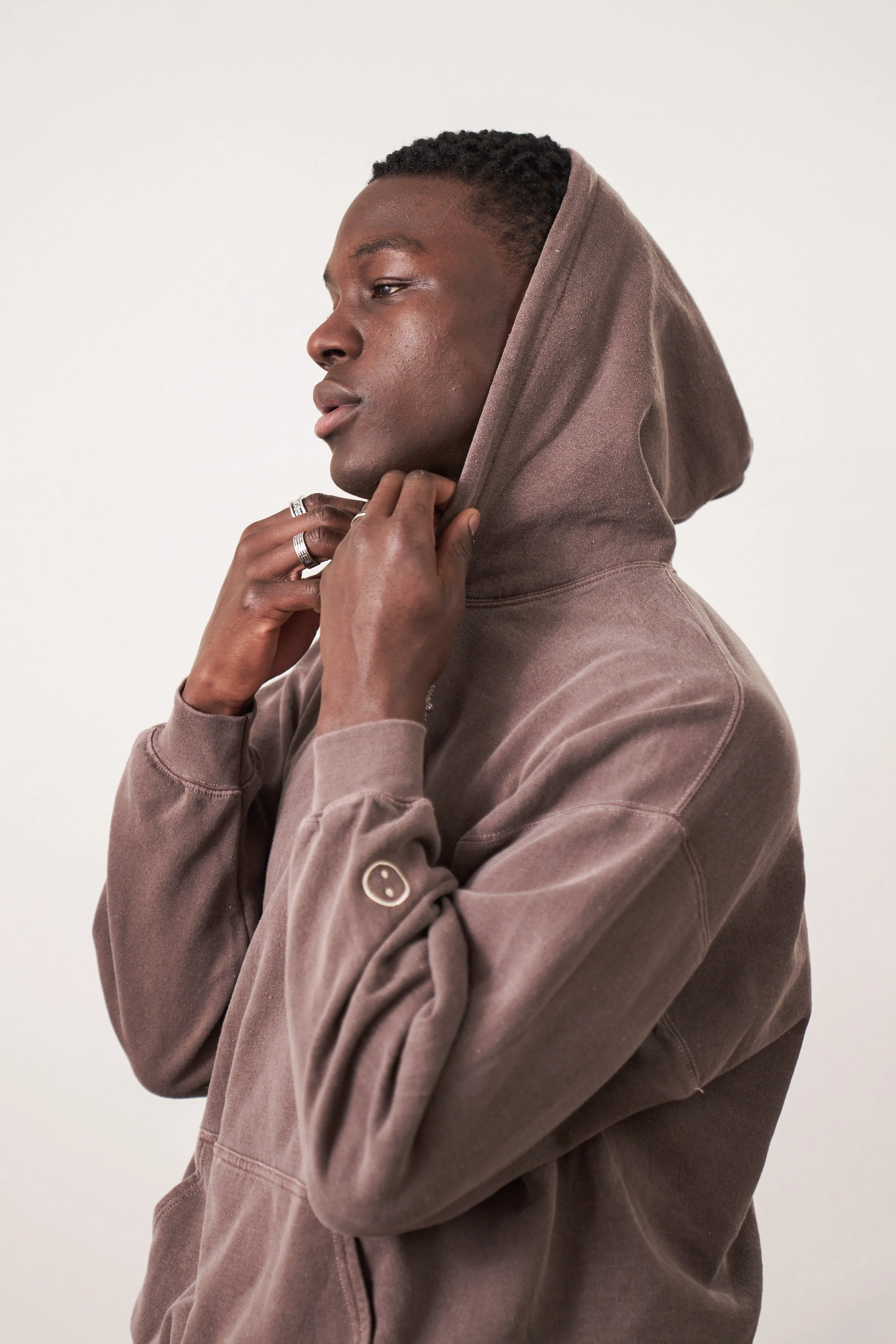 Essentials Vintage Washed Hoodie - Cocoa