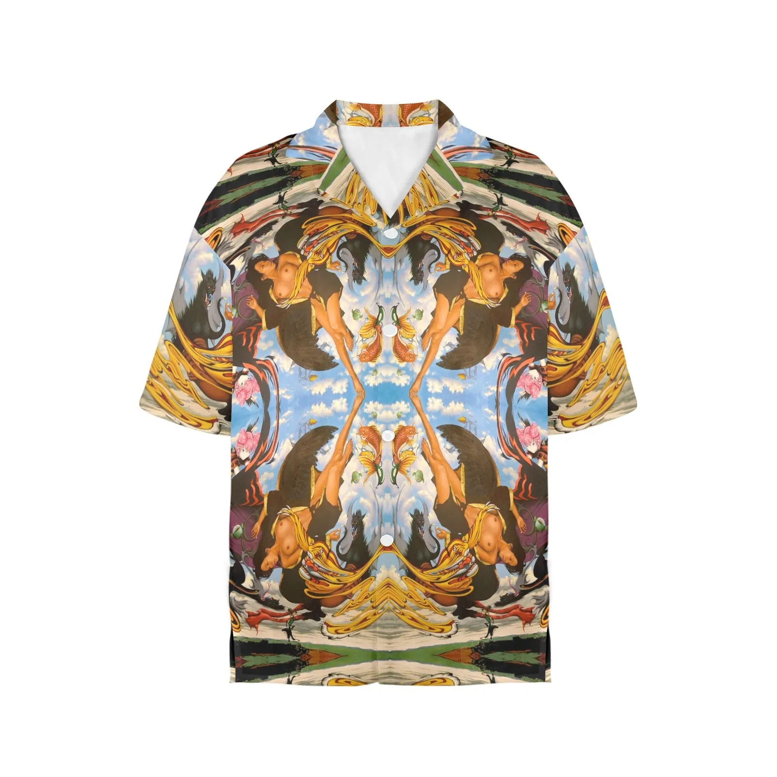 Falling Angel Women's Hawaiian Shirt