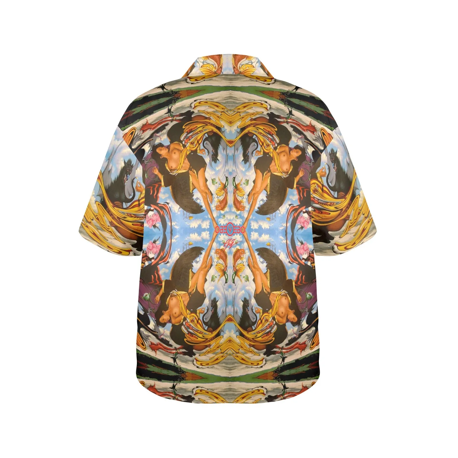 Falling Angel Women's Hawaiian Shirt