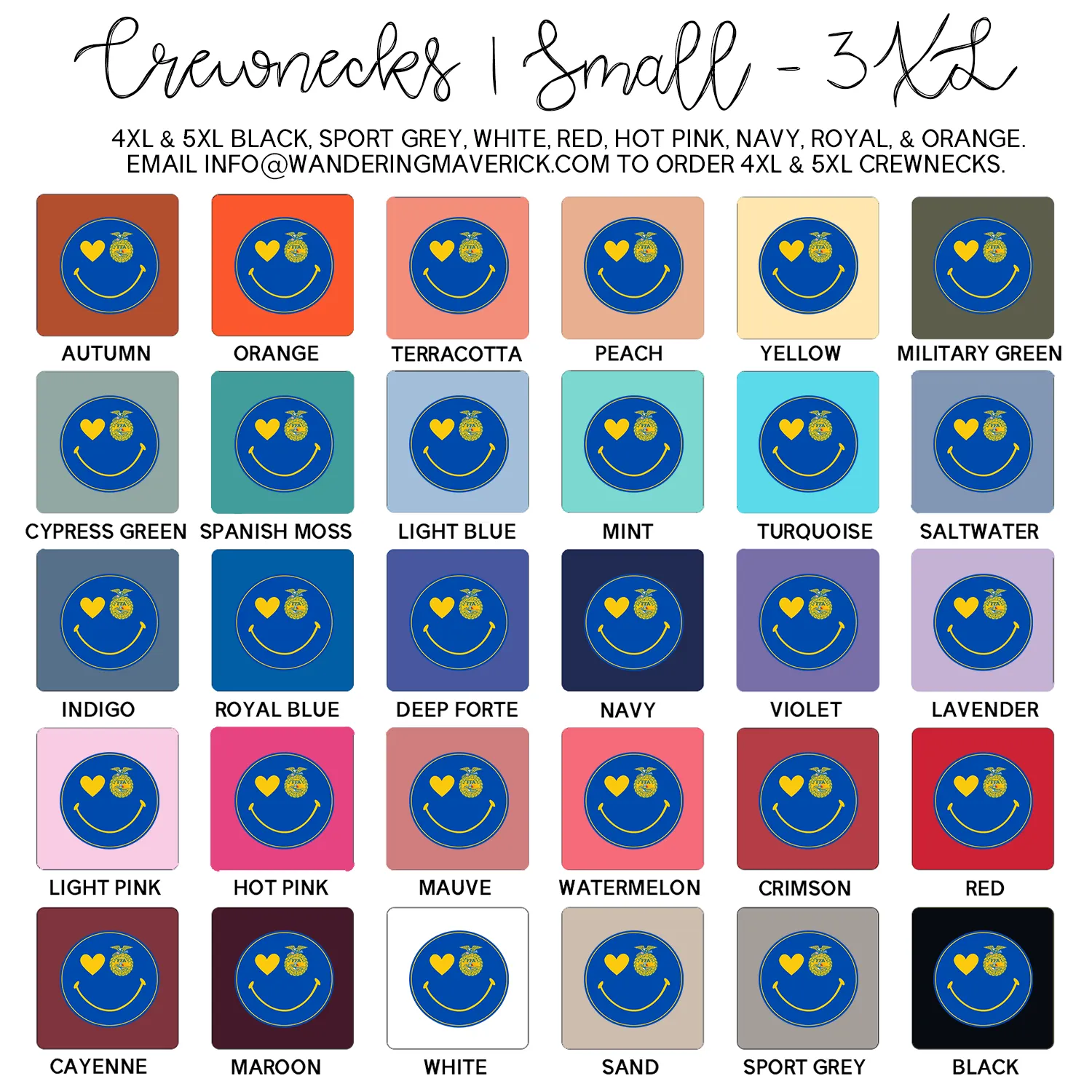 FFA Smiley Hoodie (S-3XL) Unisex - Multiple Colors!