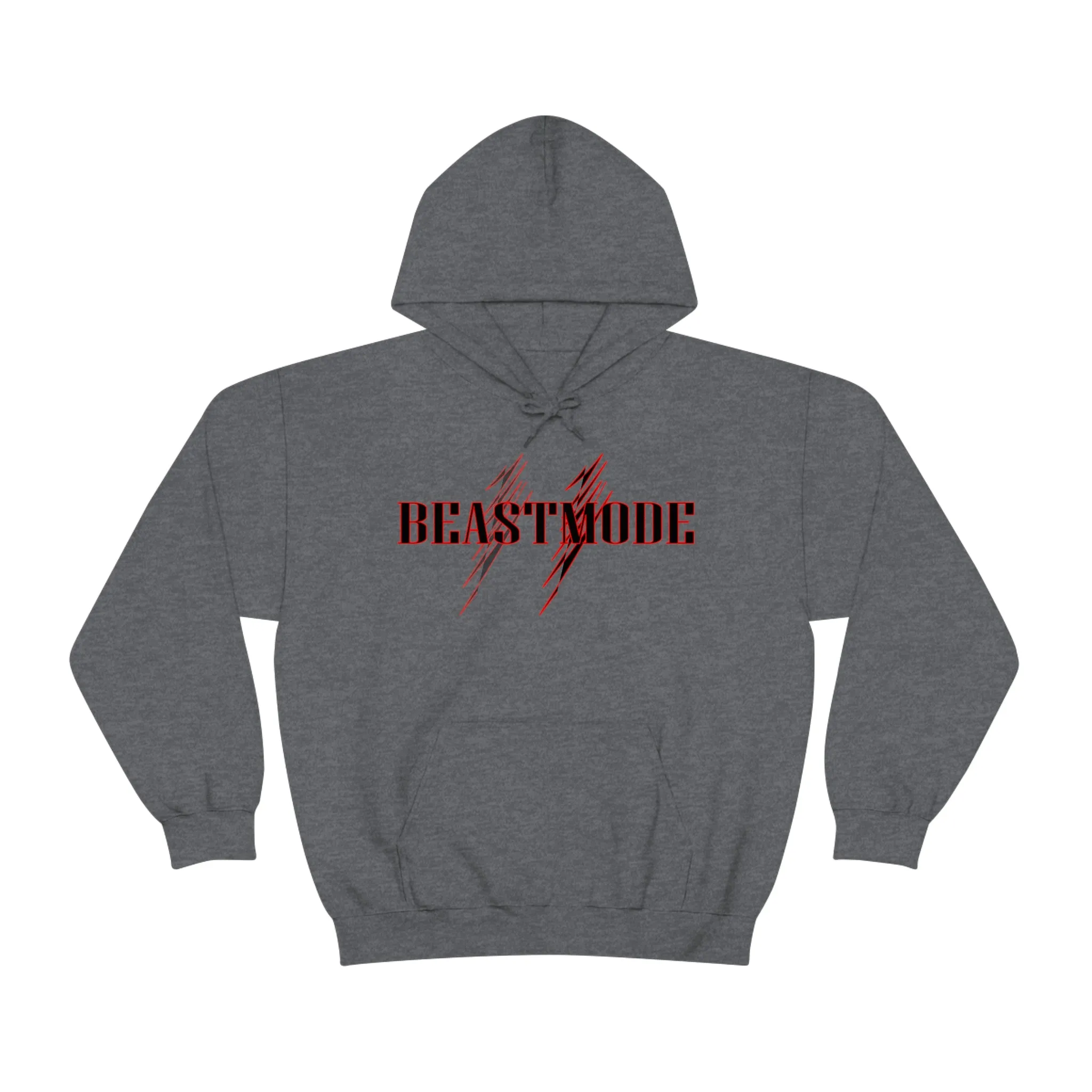 Fire Red Beastmode Fitness Hoodie