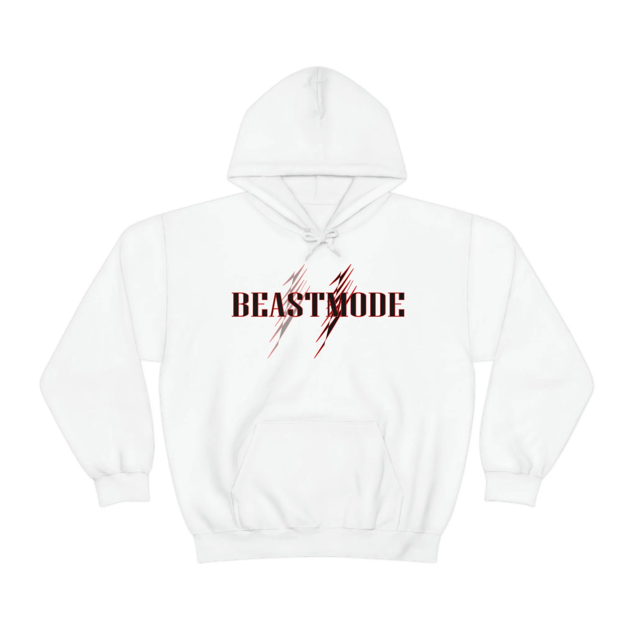 Fire Red Beastmode Fitness Hoodie