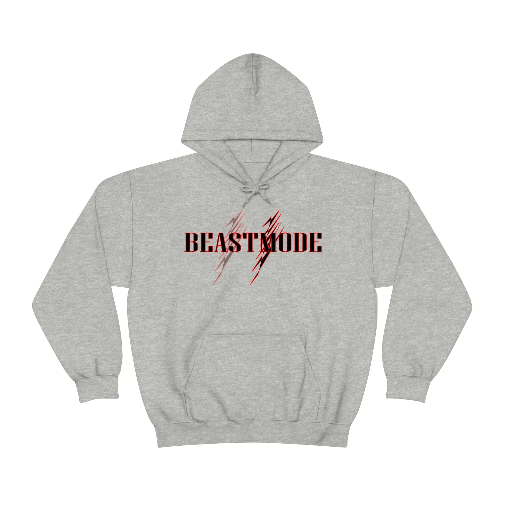 Fire Red Beastmode Fitness Hoodie
