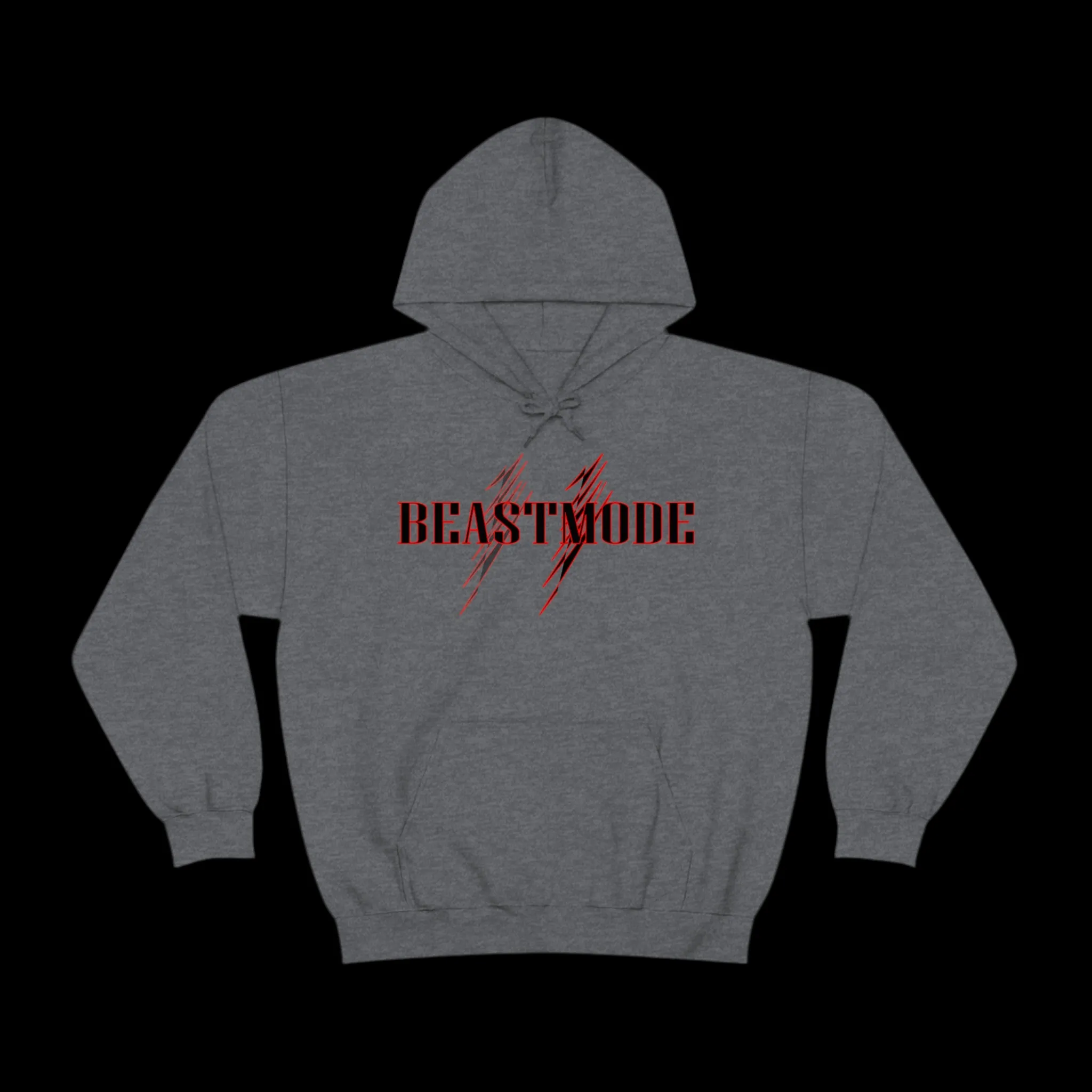 Fire Red Beastmode Fitness Hoodie