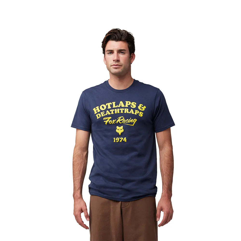 FOX HOTLAPS SS PREMIUM TEE [MIDNIGHT]