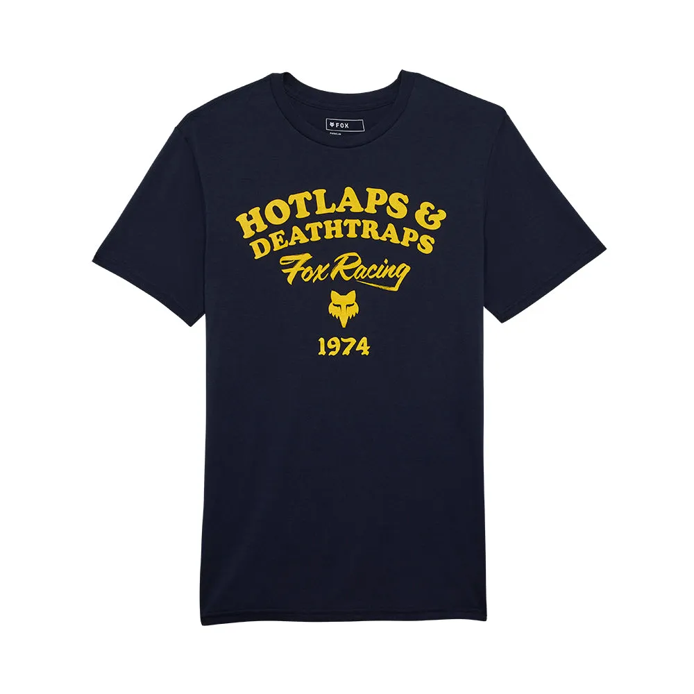 FOX HOTLAPS SS PREMIUM TEE [MIDNIGHT]