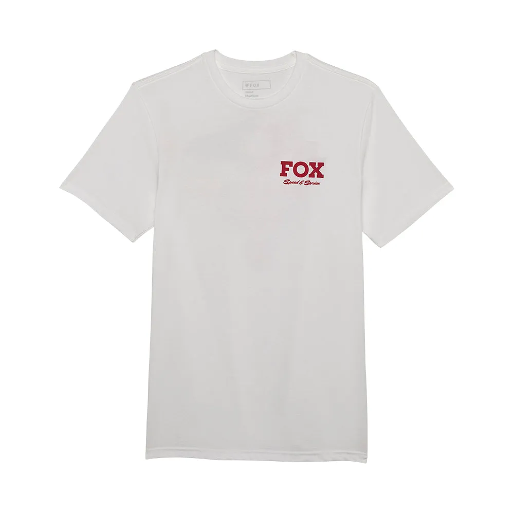 Fox Speed & Service Ss Premium Tee - Optic White