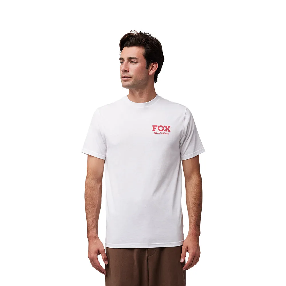 Fox Speed & Service Ss Premium Tee - Optic White