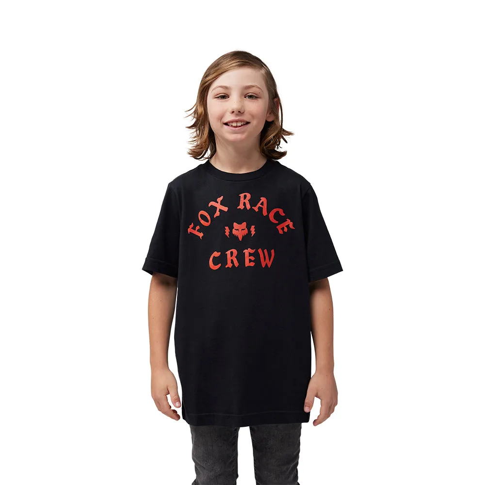 Fox Youth Race Crew Ss Tee - Black