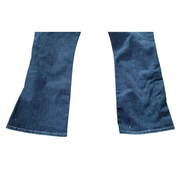FRAME Le Crop Mini Boot Jeans Meribel‎ size 27 Ankle Snap Mid-Rise Structured