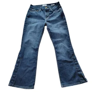 FRAME Le Crop Mini Boot Jeans Meribel‎ size 27 Ankle Snap Mid-Rise Structured