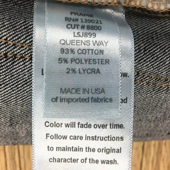 Frame Le Skinny de Jeanne in Queens Way Size 31