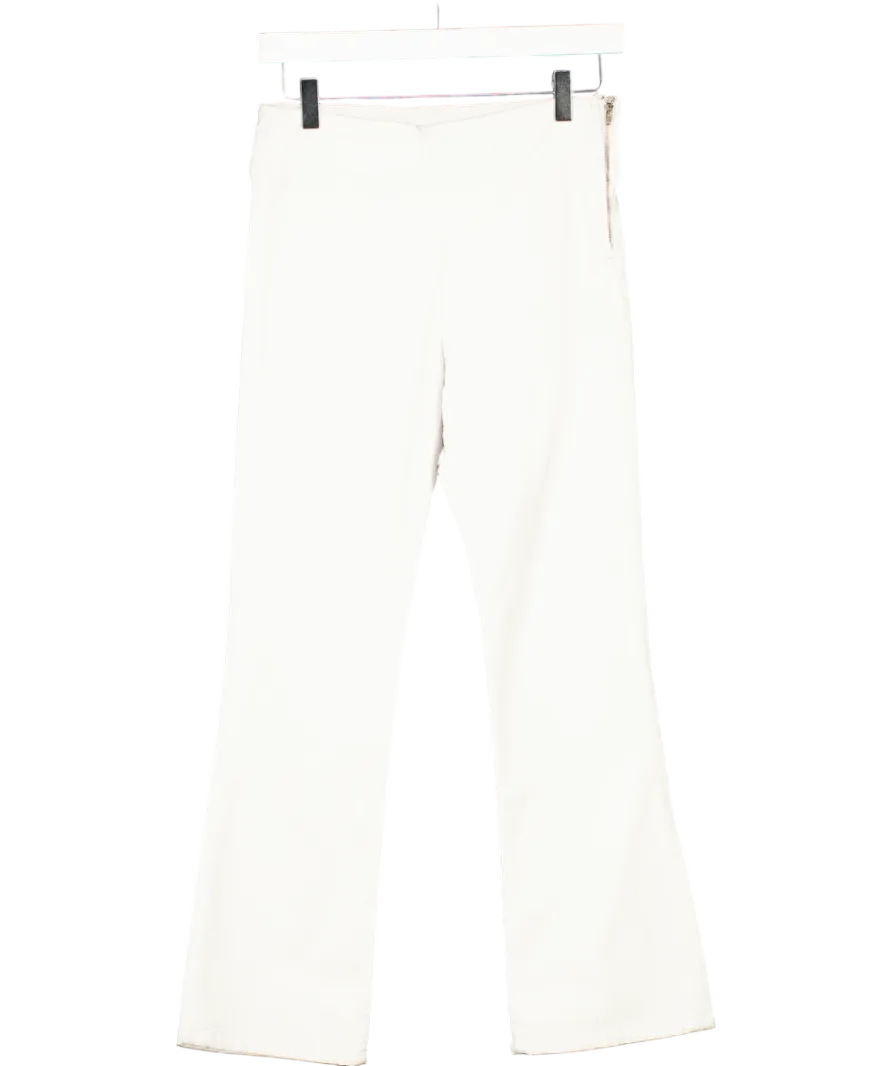 Free People White In My Feelings Cropped Jeans UK XS