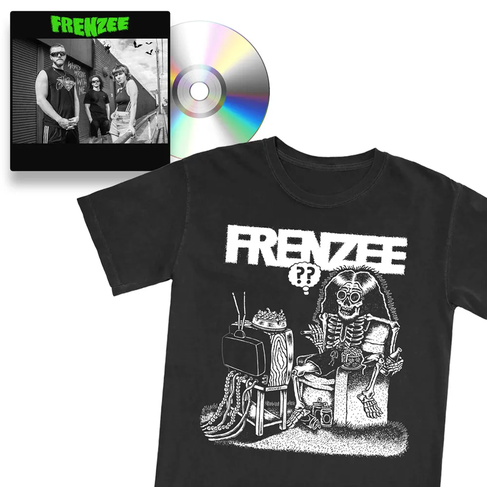 FRENZEE 'What Wrong With Me' CD   T-Shirt
