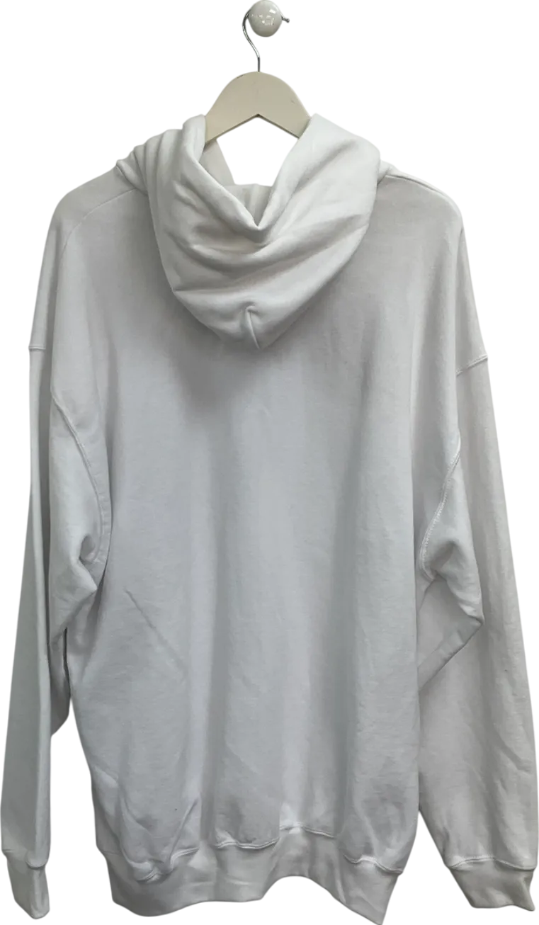 Fruit of the Loom White Classic Hoodie UK XXXL