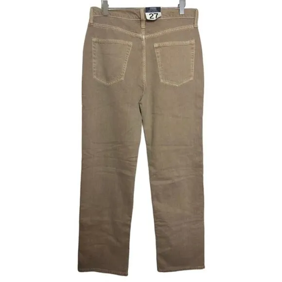 GAP Mid Rise '90s Loose Low Stretch Jeans with Washwell in Khaki Tan